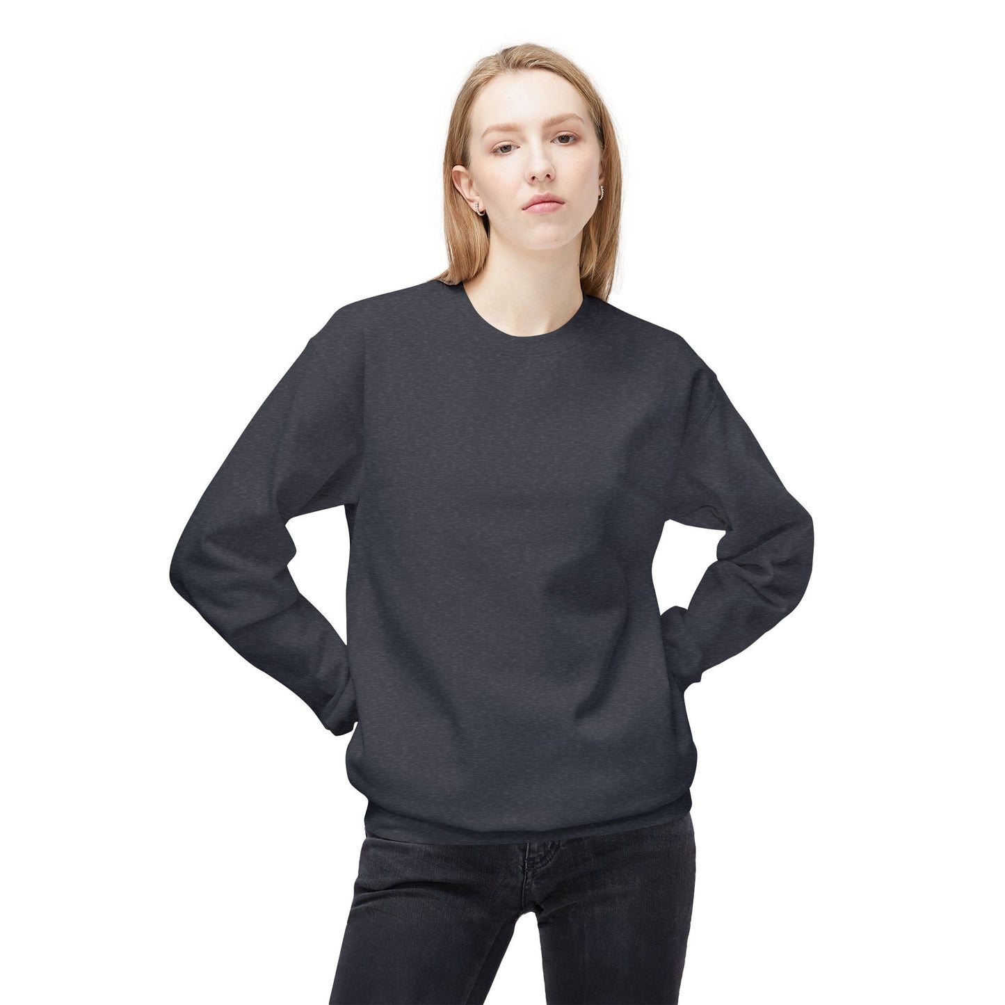 Inspirational Fleece Crewneck Sweatshirt - "Prevention is Better Than Cure"